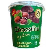 Паста Chocofini Krem із шоколадно-горіховим смаком 400 г