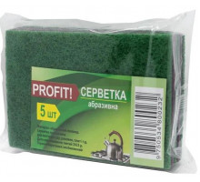 Серветка абразив Profit 130 мм х 90 мм 5 шт