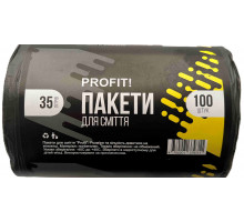 Пакет для сміття Profit 35 л х 100 шт