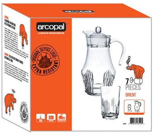 Набір для прохолоджуючих напоїв Arcopal Orient  7 предметів