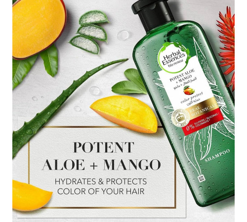 Шампунь для волосся Herbal Essences Сolor protect Aloe + Mango 400 мл