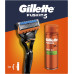 Набір чоловічий Gillette Fusion 5 (станок + гель для гоління)