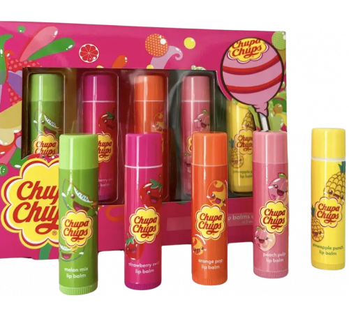 Набор бальзамов для губ Chupa Chups 5 шт