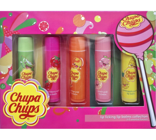 Набір бальзамів для губ Chupa Chups 5 шт