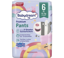 Подгузники-трусики Babydream Premium 6 (15+ кг) 18 шт