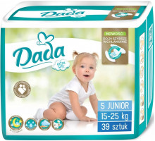 Підгузки дитячі DADA Extra Soft (5) junior 15-25 кг 39 шт
