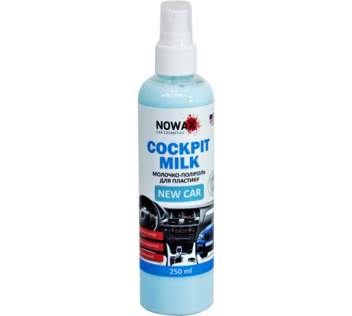 Полироль молочко для пластика Nowax NX25228 New Car 250 мл Полироль молочко для пластика Nowax NX25228 New Car 250 мл
