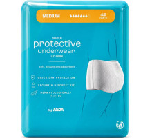 Підгузки-трусики для дорослих Asda Super Protective Underwear розмір M 12 шт