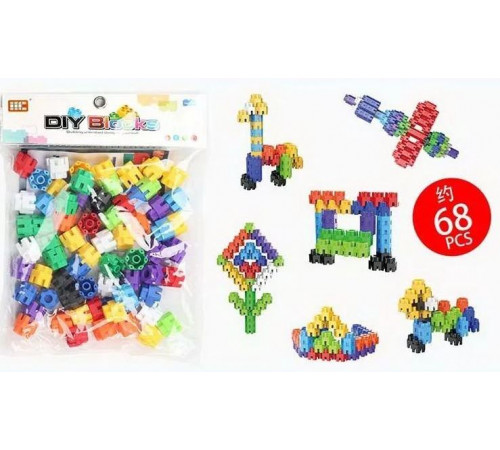 Конструктор НС 098-А Diy Blocks 68 деталей Конструктор НС 098-А Diy Blocks 68 деталей