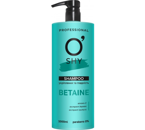 Шампунь O\'Shy Betaine Укрепление и гладкость 1000 мл