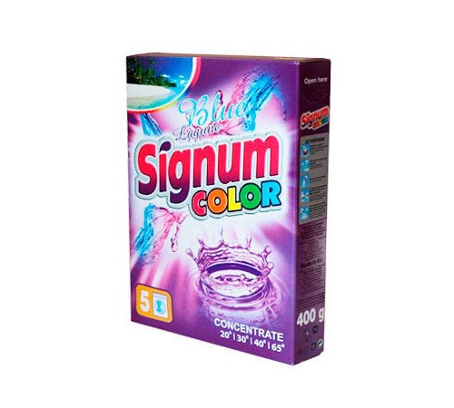 Стиральный порошок Signum Color 400 г