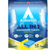 Таблетки для посудомоечных машин Astonish All in 1 Lemon Fresh 42 шт (цена за 1 шт)