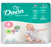 Подгузники Dada Extra Soft 6 Extra Large 16+ кг 38 шт