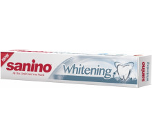 Зубна паста Sanino Whitening Білосніжна посмішка 100 мл
