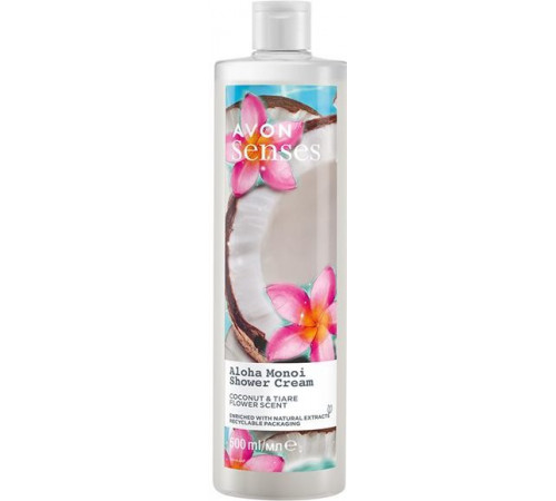 Крем-гель для душу Avon Senses Aloha Monoi 500 мл