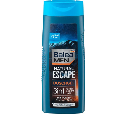 Гель для душу Balea Men 3in1 Natural Escape 300 мл