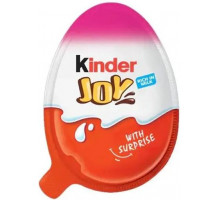 Шоколадное яйцо Kinder Сюрприз Joy Pink Edition для девочек 20 г
