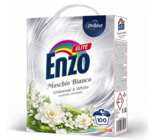 Пральний порошок Deluxe Enzo Elite Muschio Bianco 5.5 кг 100 циклів прання