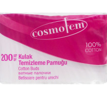 Ватні палички Cosmofem пакет 200 шт