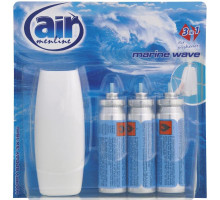 Освіжувач повітря з аплікатором Air Menline Морська хвиля 3 шт х 15 мл