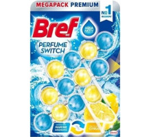 Туалетные блоки для унитаза Bref Perfume Switch Море-Цитрус 3 шт x 50 г