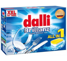 Таблетки для посудомийних машин Dalli Brillanz All in 1 40 шт (ціна за 1шт)