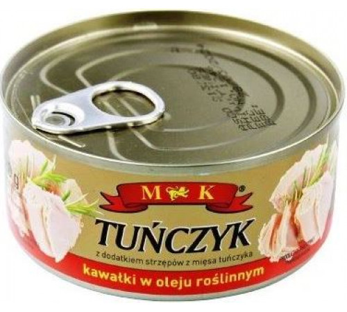 Тунець MK Tunczyk кусочками в олії 170 г