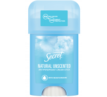 Кремовый дезодорант-антиперспирант Secret Natural Unscented 40 мл