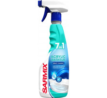 Засіб для миття акрилових ванн 7 в 1 Sarmix спрей 500 мл