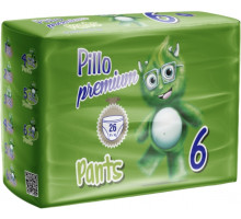 Подгузники-трусики Pillo Premium 6 (16+кг) 26 шт