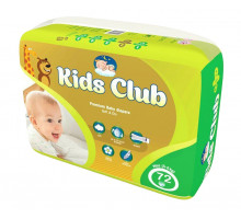 Подгузники детские Kids Club Soft&Dry 2 Mini 3-6 кг 72 шт