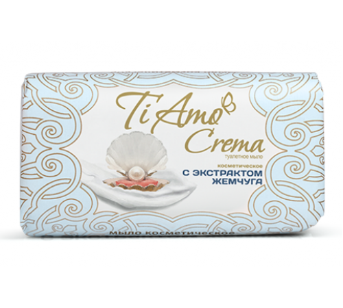 Туалетне мило Ti Amo Crema з екстрактом перлин косметичне 140 г