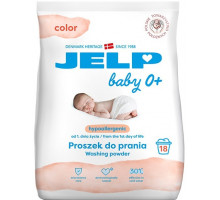 Гіпоалергенний мийний засіб JELP Baby 0+ для прання кольорового 1.35 кг 18 циклів прання