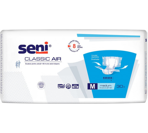 Підгузки для дорослих Seni Classic Air Medium 75-110 см 30 шт