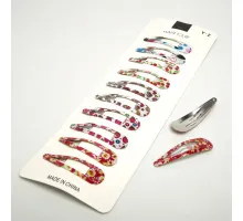 Детские заколки 6-3420 Тик-таки 4.9 х 1.4 см (цена за 1 шт)