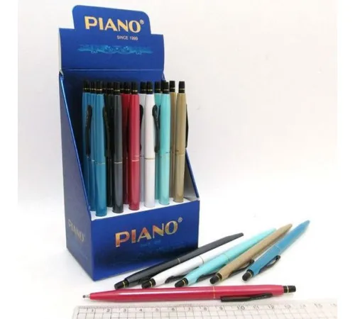 Ручка шариковая автоматическая Piano PS-008 Синяя
