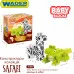 Конструктор Wader Baby Blocks 41501 Safari Crocodile & Zebra 16 елементів