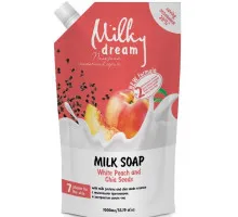Рідке крем-мило Milky Dream Білий Персик і насіння Чіа дой-пак 1000 мл
