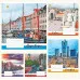 Зошит Тетрада Клітинка 36 аркушів мікс