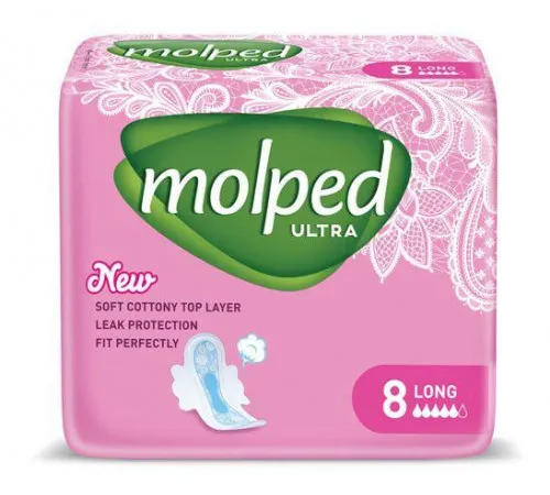 Гигиенические прокладки Molped Ultra Long 8 шт Гигиенические прокладки Molped Ultra Long 8 шт