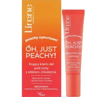 Успокаивающий крем-гель для кожи вокруг глаз Lirene Oh, Just Peachy! с эффектом охлаждения 15 мл
