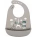 Детский слюнявчик силиконовый Canpol babies 74/027 bei Bonjour Paris с карманом