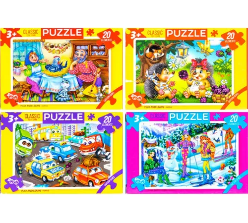 Пазли Danko Toys 20 елементів в асортименті