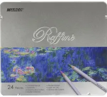 Карандаши детские Marco Raffine 7100-24TN в металлическом пенале 24 цвета