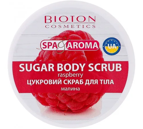 Цукровий скраб для тіла Bioton Cosmetics Spa & Aroma Малина 250 мл