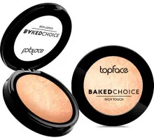 Хайлайтер запеченный TopFace Baked Choice Highlighter 102 Moon Light 6 г