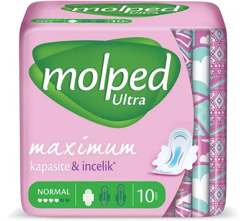 Гигиенические прокладки Molped Ultra Normal 10 шт Гигиенические прокладки Molped Ultra Normal 10 шт