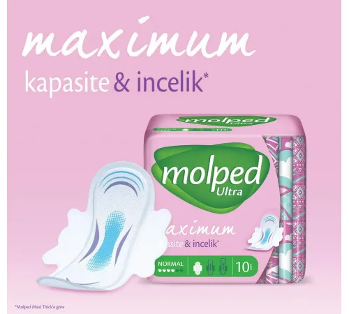 Гигиенические прокладки Molped Ultra Normal 10 шт Гигиенические прокладки Molped Ultra Normal 10 шт