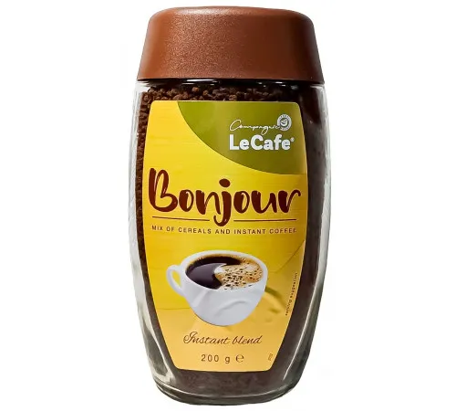 Кава розчинна Compagnic Le Cafe Bonjour 200 г Кава розчинна Compagnic Le Cafe Bonjour 200 г