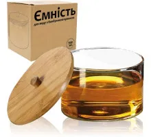 Емкость для меда S&T 32248 с бамбуковой крышкой 700 мл